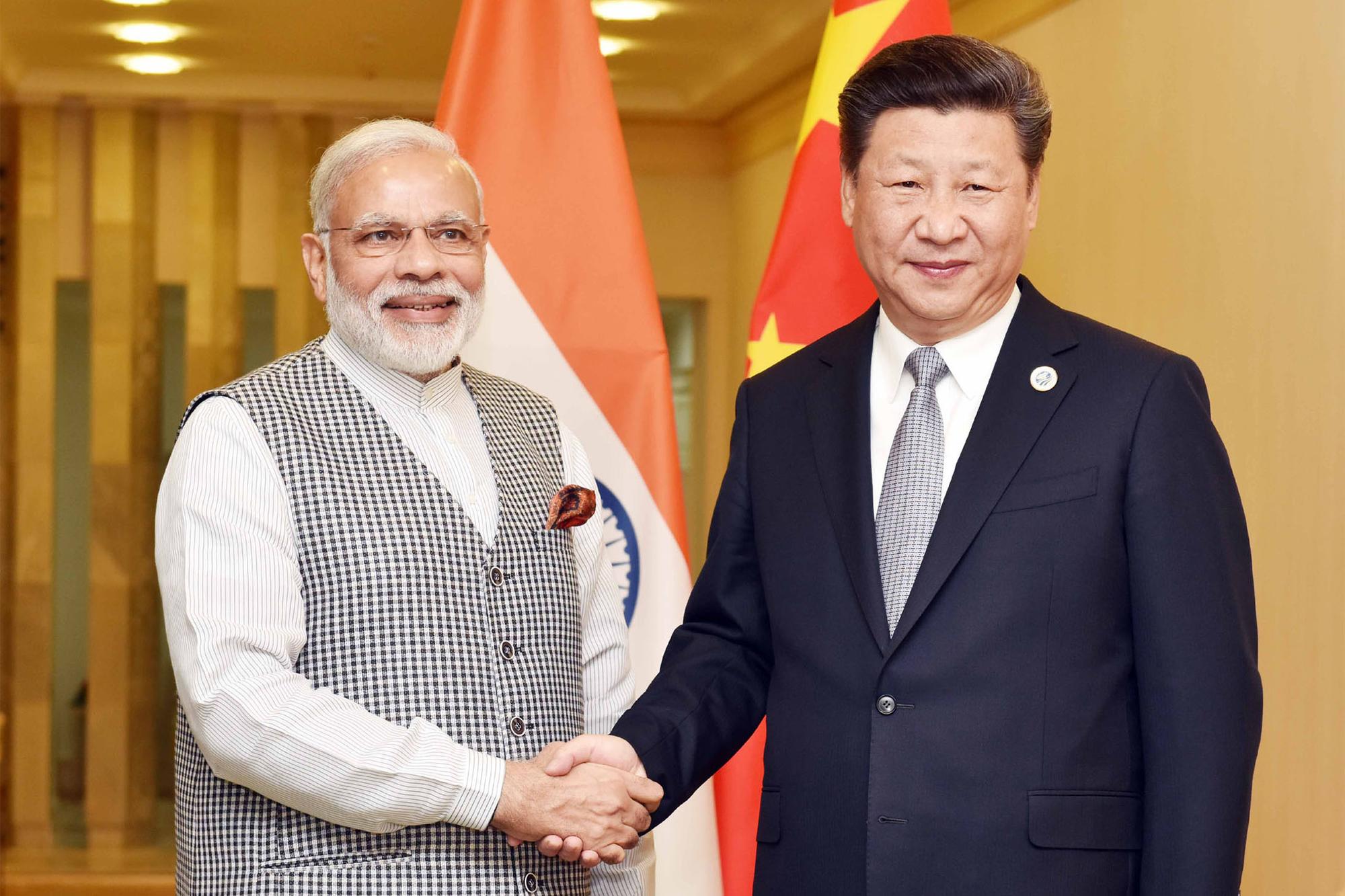 Reunion Modi Xi Jinping